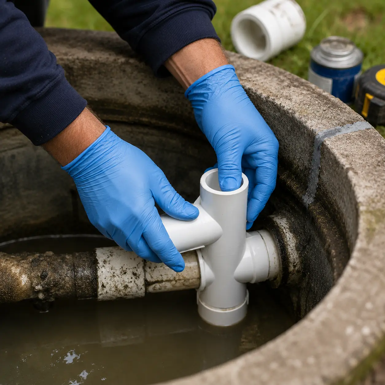 Septic system repair and pumping in Lincoln